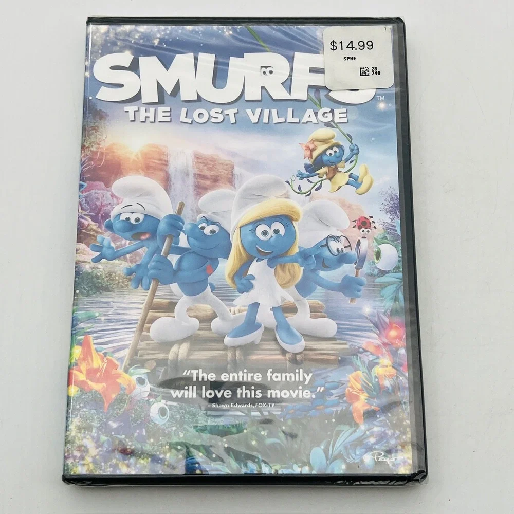 Smurfs The Lost Village DVD‎ 2017 Sony Pictures Animation New Factory Sealed